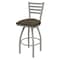 Holland Bar Stool Co 30" Swivel Bar Stool, Nickel Finish, Canter Earth Seat 41030AN006 - alternate 1
